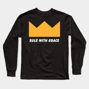 king crown basquiat Long Sleeve T-Shirt